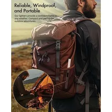 SEASTARBOAT Lighter - Electric Lighter Candle Lighters Rechargeable USB Type-C Arc Windproof Plasma Lighters with Upgraded Safety Button for Camping Home Kitchen BBQ Cooking (Pink)