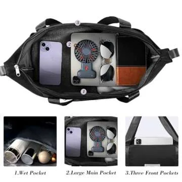 Travel Duffel Bag - Waterproof Expandable Weekender for All