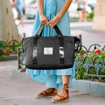 Travel Duffel Bag - Waterproof Expandable Weekender for All