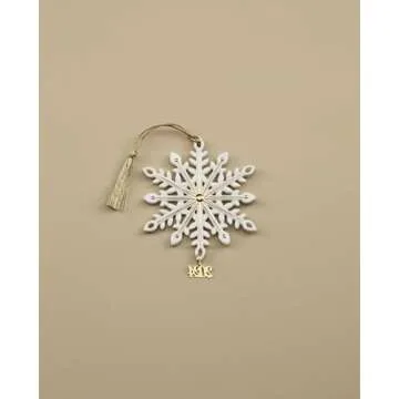 Lenox 2024 Gemmed Snowflake Ornament for Christmas