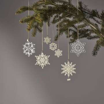 Lenox 2024 Gemmed Snowflake Ornament for Christmas