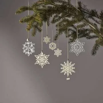 Lenox 2024 Gemmed Snowflake Ornament for Christmas