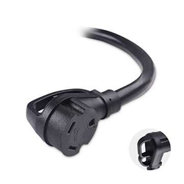 Cable Matters 3 Prong 30 AMP RV Extension Cord 25 ft (30 AMP RV Power Cord, 30 AMP Extension Cord) - 25 Feet (NEMA TT-30P to TT-30R)