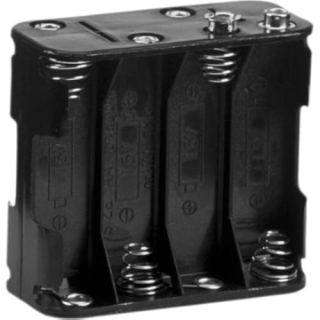 Corporate Computer 8 AA Battery Holder with Snap Connector for Electronics