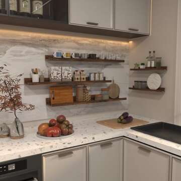 Giftgarden Rustic Floating Shelves for Home Decor