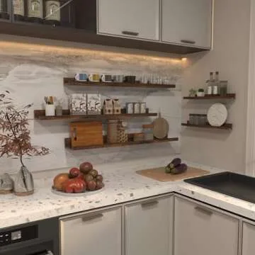 Giftgarden Rustic Floating Shelves for Home Decor