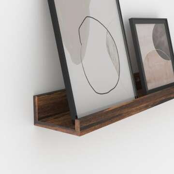 Giftgarden Rustic Floating Shelves for Home Decor