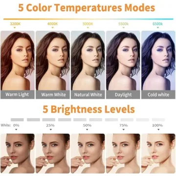 Video Conference Lighting Kit - Clip-On Ring Light