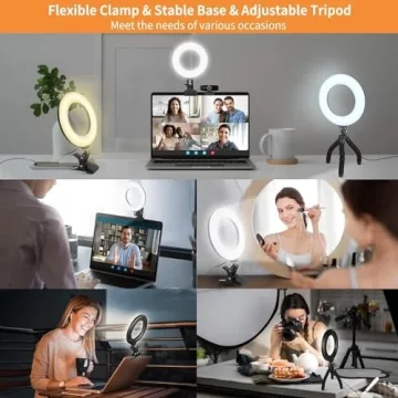 Video Conference Lighting Kit - Clip-On Ring Light