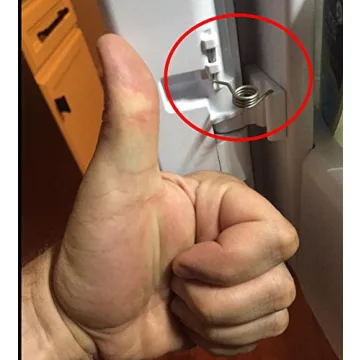 Refrigerator French Door Spring and White Sleeves Compatible with Samsung AP4577072 DA81-01345B DA61-07471A 2043373 DA81-01345A PS4163672 B006E7VTSK