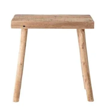 Bloomingville Reclaimed Wood Stool - Handcrafted & Unique