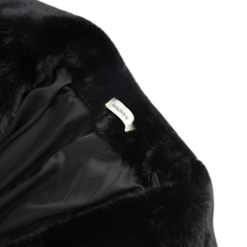 Amazhiyu Women's Faux Fur Longline Winter Duster Coat