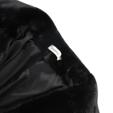 Amazhiyu Women's Faux Fur Longline Winter Duster Coat