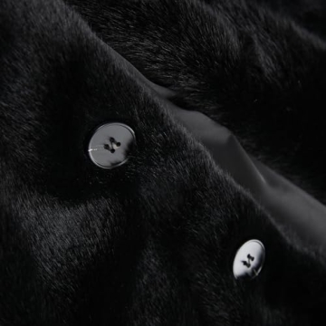 Amazhiyu Women's Faux Fur Longline Winter Duster Coat