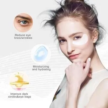 Permotary 30 Pairs Gel Collagen Eye Pads,Crystal Collagen Under Eye Mask for Moisturizing,Reducing Fine Lines&Dark Circles& Puffy Eyes Under Eye Patch for Women Men, White