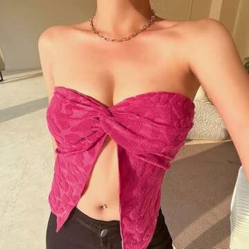 Chic Mialoley Women's Strapless Summer Tank Top