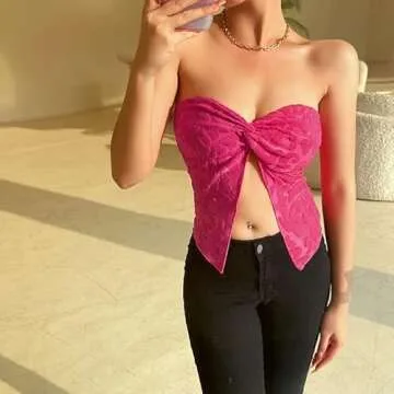 Chic Mialoley Women's Strapless Summer Tank Top