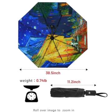 SY COMPACT Travel Umbrella - Durable, Automatic & Lightweight