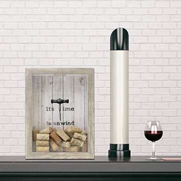 Lawrence Frames - 163281 Shadow Boxes Wine Cork Holder, 9x12, Natural