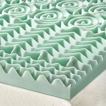 Affordable 1.5 Inch Aloe Infused Memory Foam Mattress Topper