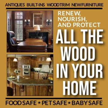 Natural Beeswax Furniture Polish - Non-Toxic Wood Care