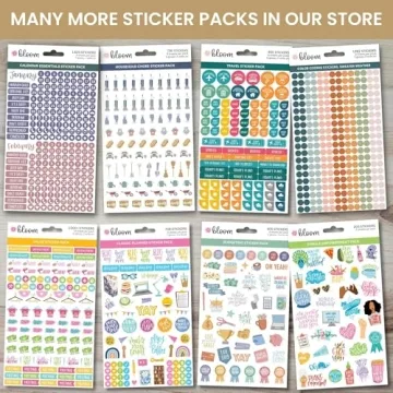 Monthly Celebrations Planner Stickers for Creative Planning