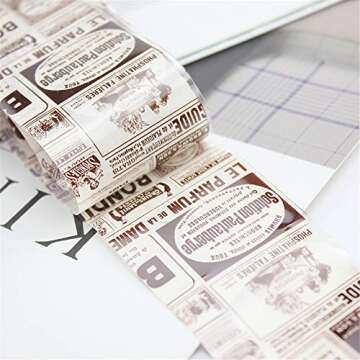 10pcs Nail Foil Set Old English Newspaper Letters Starry Sky Adhesive Wraps Transfer Paper Nail Art Decal (4x100CM/Roll)