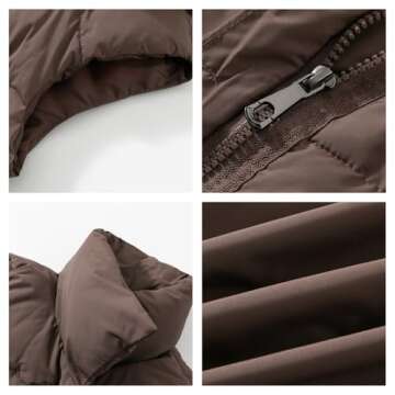 PUFFIT Women Puffer Vest, Oversized Sleeveless Cropped Winter Vests Outerwear, Versatile Padded Warm Puffy Gilet Trendy
