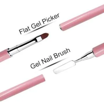 Kalolary Dual-Ended Poly Gel Brush & Picker for Nails