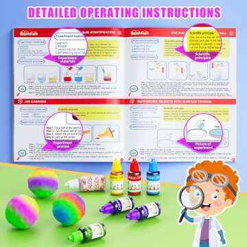110 Lab Experiments Science Kits for Kids - STEM Projects Educational Scientific Toys for kids 6 7 8 9 10 12 Years Old, Christmas Birthday Gifts for Boys and Girls, Chemistry Set, Learning & Education