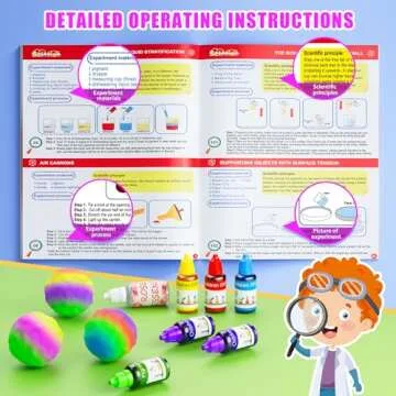 110 Lab Experiments Science Kits for Kids - STEM Projects Educational Scientific Toys for kids 6 7 8 9 10 12 Years Old, Christmas Birthday Gifts for Boys and Girls, Chemistry Set, Learning & Education