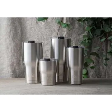 Beast 30 oz Tumbler Stainless Steel Vacuum Insulated Coffee Ice Cup Double Wall Travel Flask (Stainless Steel)