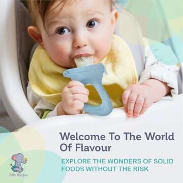 LittleWhispers Baby Fruit & Food Feeder Pacifier - Pacifier Feeders for Fresh Fruit or Frozen Breast...