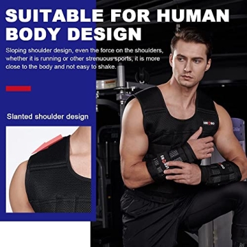 Adjustable Weighted Vest Set for Intense Workouts and More
