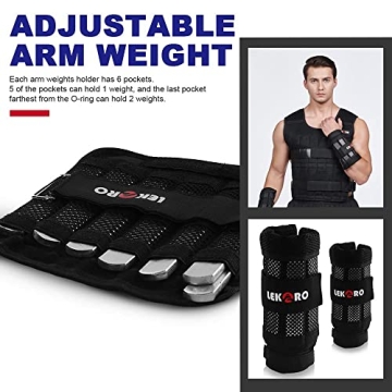 Adjustable Weighted Vest Set for Intense Workouts and More