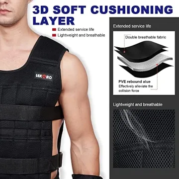 Adjustable Weighted Vest Set for Intense Workouts and More