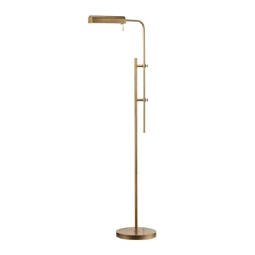 O'Bright Cedric Adjustable Pharmacy Floor Lamp - Industrial Design for Reading, Crafting, Work - 10W...