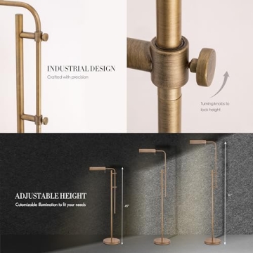 O'Bright Cedric Pharmacy Floor Lamp - Adjustable & Stylish