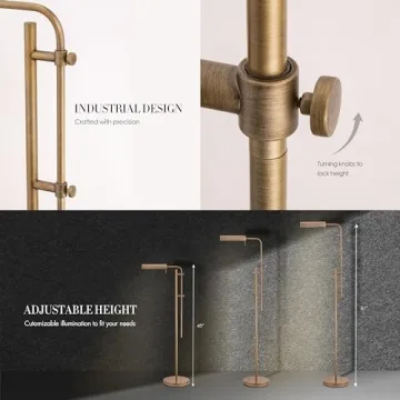 O'Bright Cedric Pharmacy Floor Lamp - Adjustable & Stylish