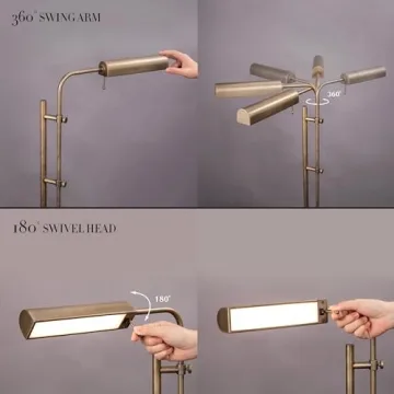 O'Bright Cedric Pharmacy Floor Lamp - Adjustable & Stylish