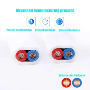 10FT White Flat and Thin 2 Prong Long Extension Cord for Indoor/Outdoor Use with Single Outlet - Ideal for Holiday Lights, Lamps, Cameras,Appliance ETL Listed (1 Pack)