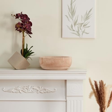 Artisane Natural Wood Havana Fruit Bowl Rustic Modern Decor