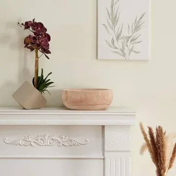 Artisane Natural Wood Havana Fruit Bowl Rustic Modern Decor