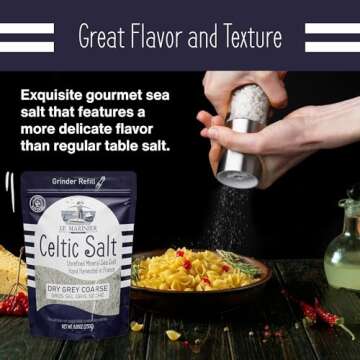 Le Marinier French Sea Salt - Authentic Mineral Rich Flavor