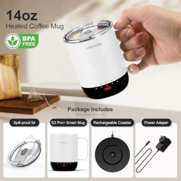 VSITOO S3 Pro Smart Coffee Mug - Temperature Control Mug