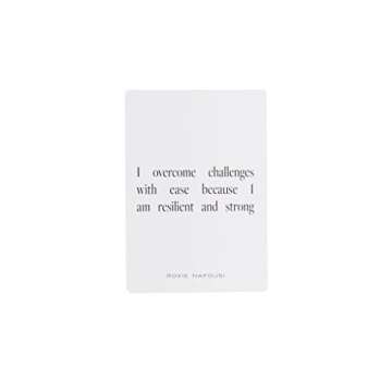 The Mantras by Roxie Nafousi | 52 Empowering Affirmation Cards | Mindfulness Gift