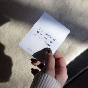 The Mantras by Roxie Nafousi | 52 Empowering Affirmation Cards | Mindfulness Gift