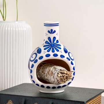 MOUGIGI Ceramic Palo Santo Holder for Aromatherapy