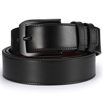 Beltox Men's Leather Belt - Durable Alloy Buckle & Premium Leather