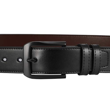 Beltox Men's Leather Belt - Durable Alloy Buckle & Premium Leather